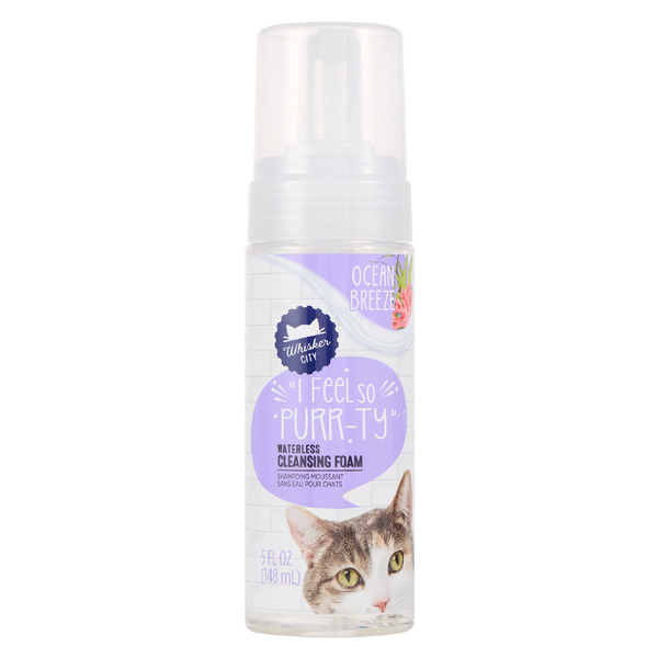 Whisker City Ocean Breeze Waterless Cleansing Foam for Cats