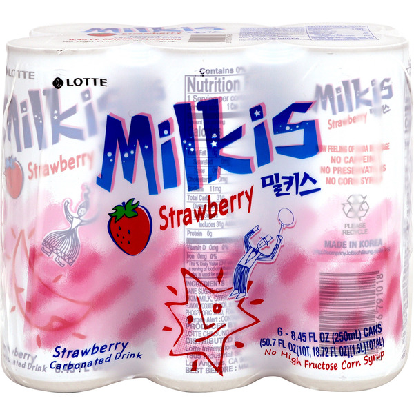Lotte Milkis Strawberry