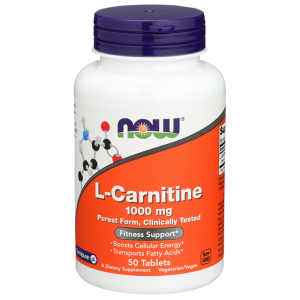 NOW L-Carnitine, 1000 mg, Tablets Same-Day Delivery or Pickup