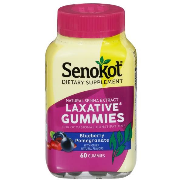 Publix Senokot Laxative Gummies, Blueberry Pomegranate SameDay