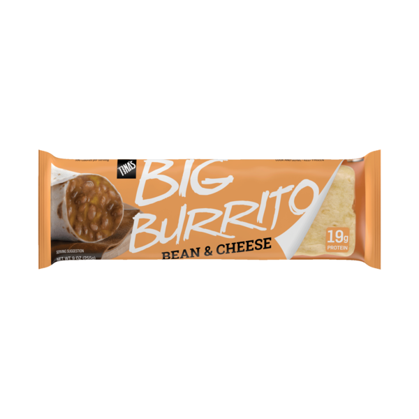 Tina's Bean & Cheese Big Burrito, Frozen Quick Meal, Hearty Protein