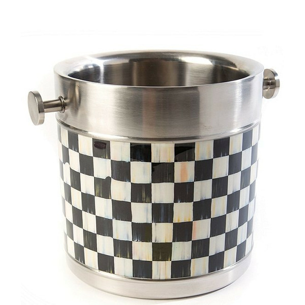 Mac Kenzie-Childs Check3260 Ice Bucket