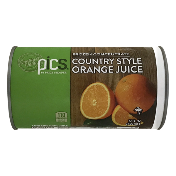 Orange Juice Country Style With Pulp PICS Frozen Concentrate