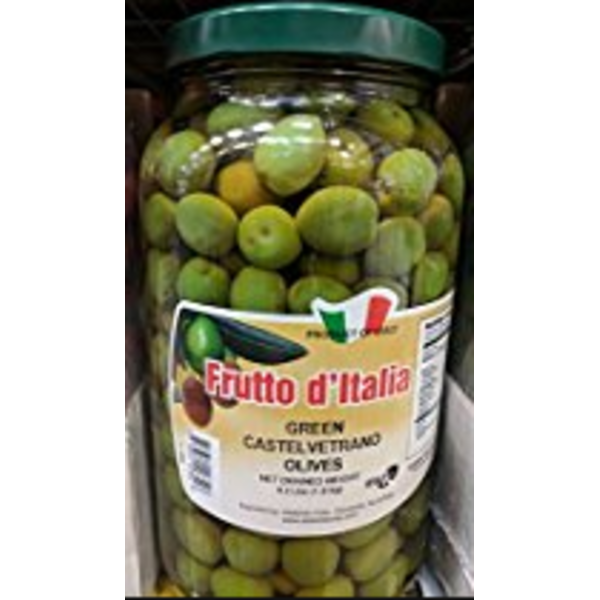 Frutto D'Italia - Green Castelvetrano Olives - 1.9 kg Jar