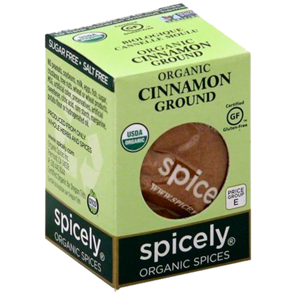 Spicely Organics Cinnamon, Ground, Organic
