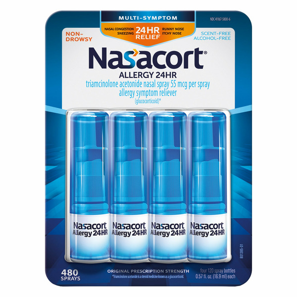 Nasacort Allergy 24HR, 480 Sprays