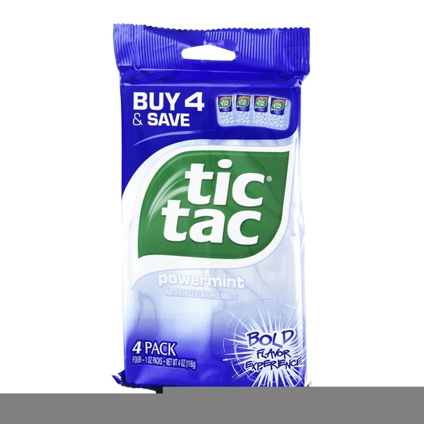 Tic Tac Powermint Mints 4 PK (4 oz) Instacart