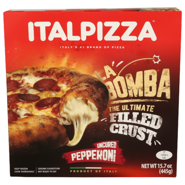 Italpizza Uncured Pepperoni La Bomba Filled Crust Pizza Same-Day