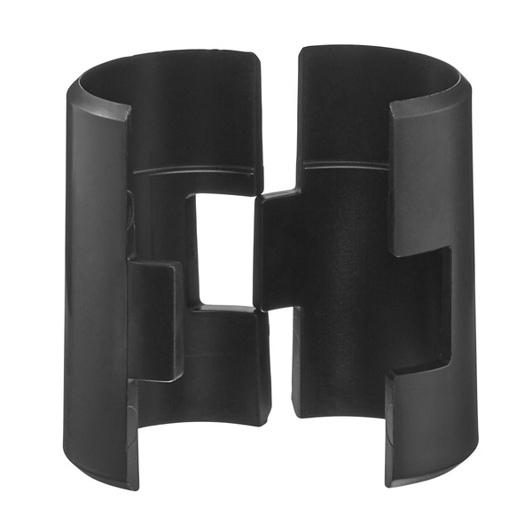 InterMetro Shelf Sleeve Replacements - Black - 4 Count