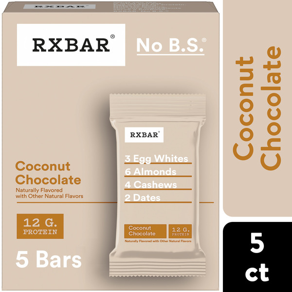 RXBAR Coconut Chocolate Protein Bars, 12g Protein