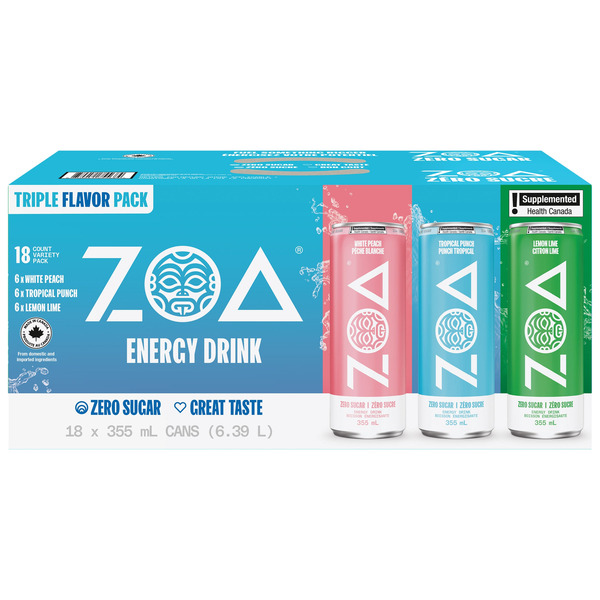 ZOA Energy Drink Variety Pack