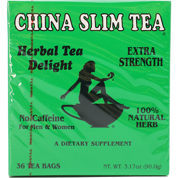 China Slim Tea Herbal Tea Delight, Extra Strength, Bags