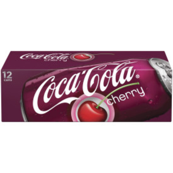 Coca-Cola Cherry Pack Cans, 12 fl oz, 12 Pack, 2 Sets