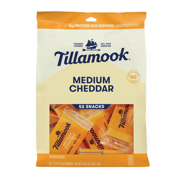 Medium Cheddar Cheese, 52 x 3/4 oz
