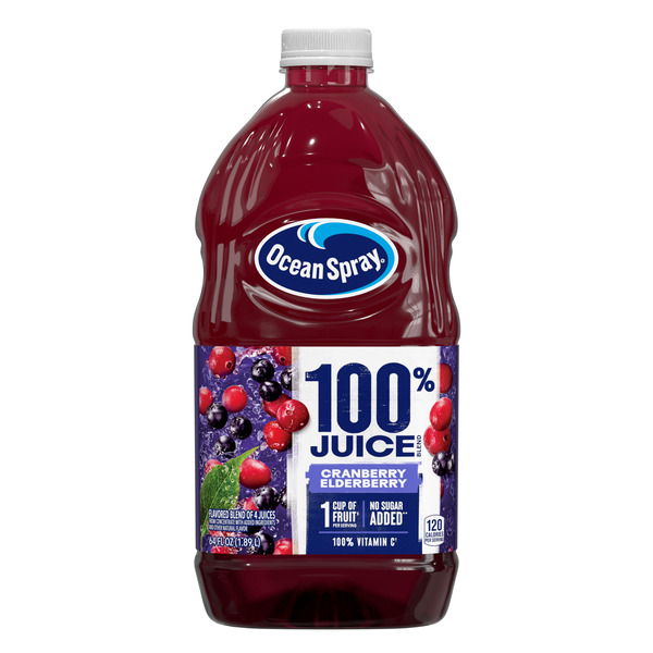 Ocean Spray 100% Juice Cranberry Elderberry Juice Blend Same-Day
