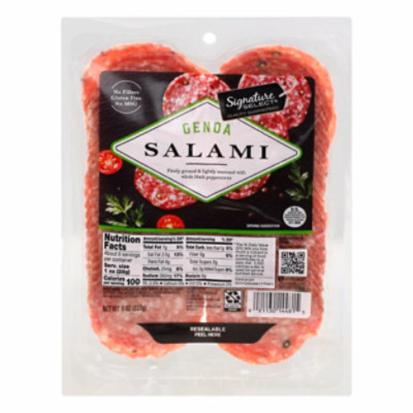 Safeway Signature SELECT Salami, Genoa Pickup Instacart