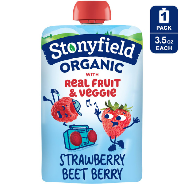 Stonyfield Organic Whole Milk Strawberry Beet Berry Yogurt Same