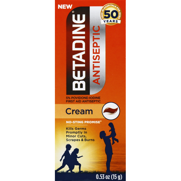 Betadine Antiseptic Cream (0.53 oz) Instacart