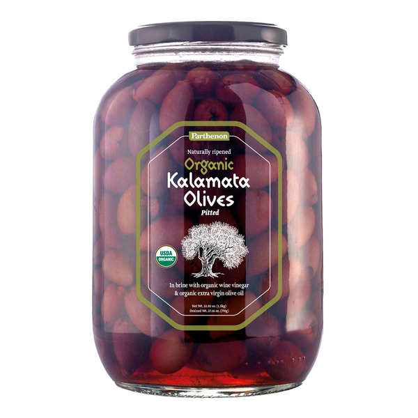 Parthenon Organic Pitted Kalamata Olives, 52.91 oz