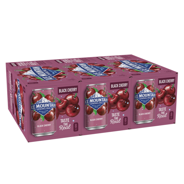 Ice Mountain Black Cherry Sparkling Water (12 oz) Instacart