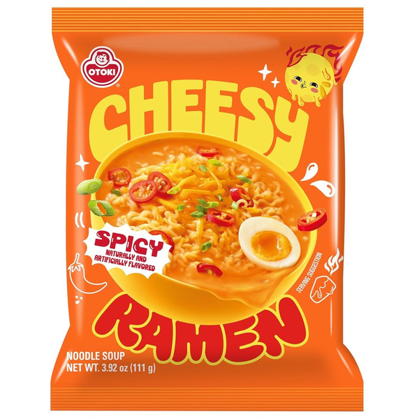 Otoki Cheesy Ramen Soup noodles Spicy Flavor Same-Day Delivery | HMart