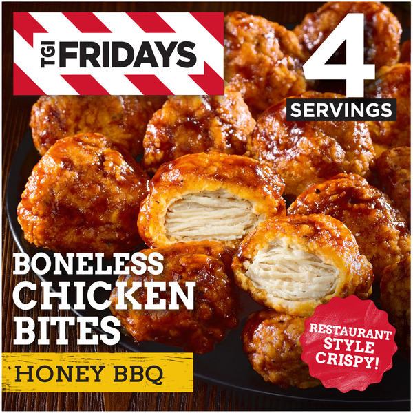 TGIF Honey BBQ Boneless Chicken Bites Frozen Snacks