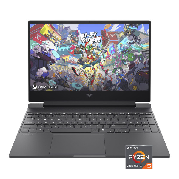 HP Victus Full HD Gaming Laptop - AMD Ryzen 5 7535HS, 8GB DDR5, NVIDIA GeForce RTX 3050, 512GB SSD - Mica Silver