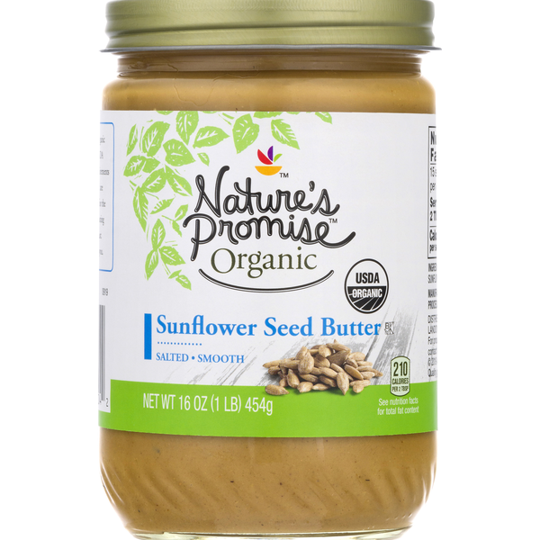 Nature's Promise Sunflower Seed Butter, Salted, Smooth (16 oz) Instacart