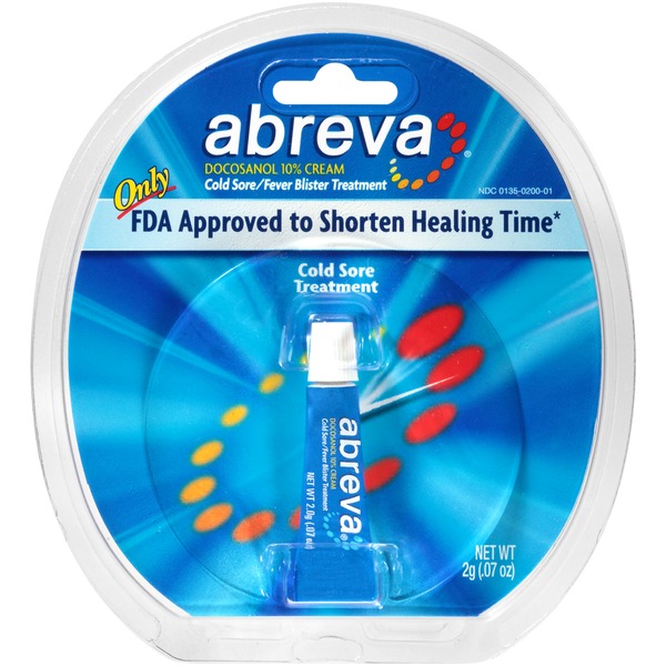 Abreva Cream Cold Sore/Fever Blister Treatment from QFC Instacart