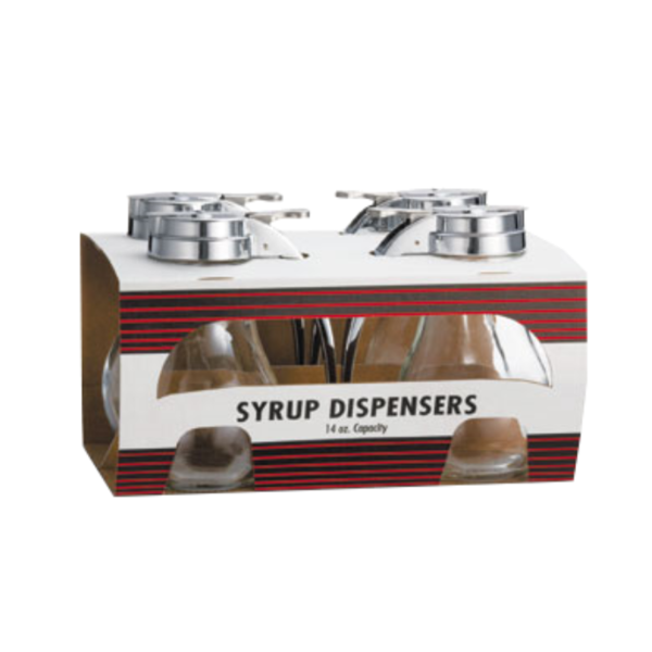 TableCraft - #C414-4 14 oz. Syrup Dispenser, 4 CT
