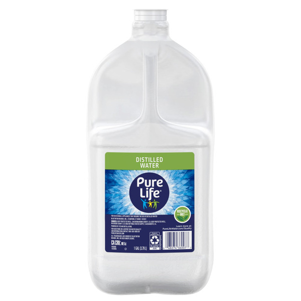 Food4Less PURE LIFE Distilled Water, 1-Gallon, Plastic Bottled