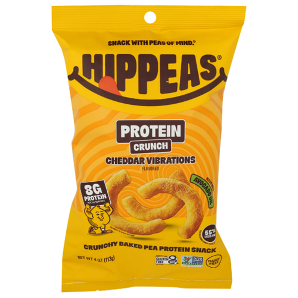 Hippeas Cheddar Vibrations Protein Crunch Puffs