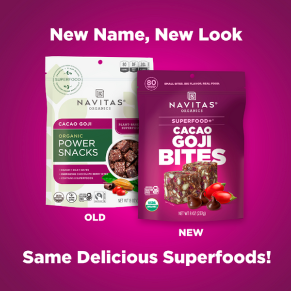 Navitas Organics Organic Cacao Goji Power Snacks