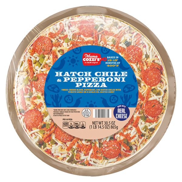 Mama Cozzi's Pizza Kitchen Pepperoni & Hatch Chile Deli Pizza Same