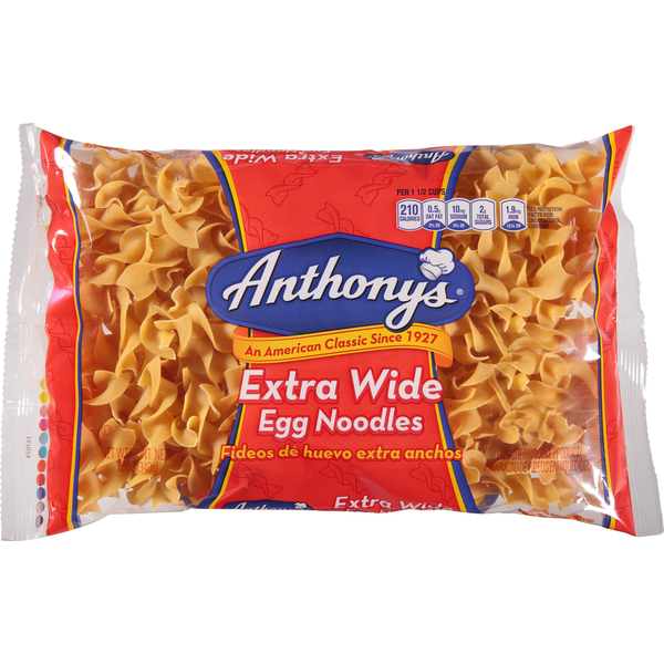 Anthony's Egg Noodles, Extra Wide