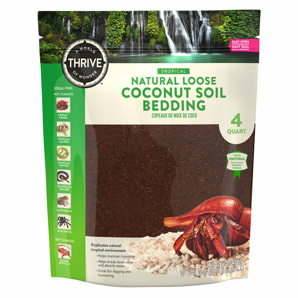Thrive Natural Loose Coconut Soil Reptile Bedding