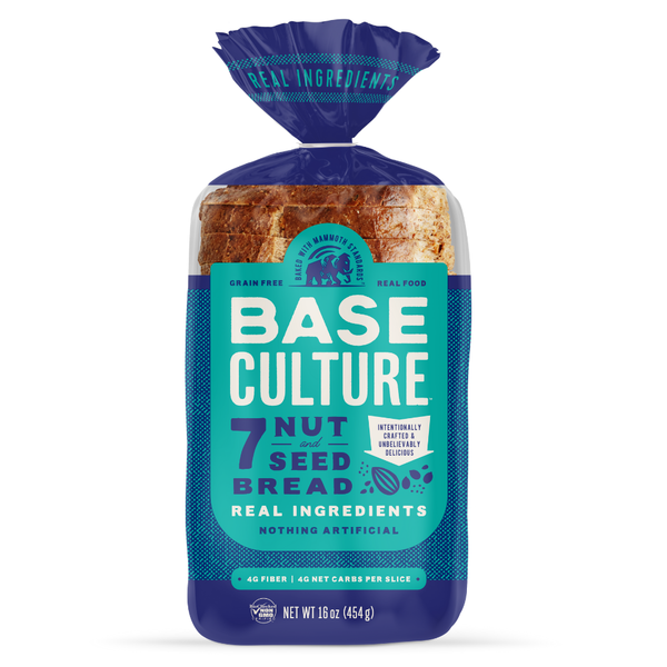 Base Culture 7 Nut and Seed Gluten Free Bread Same-Day Delivery or