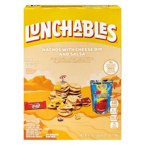 Oscar Mayer Nachos with Cheese Dip and Salsa Lunchables
