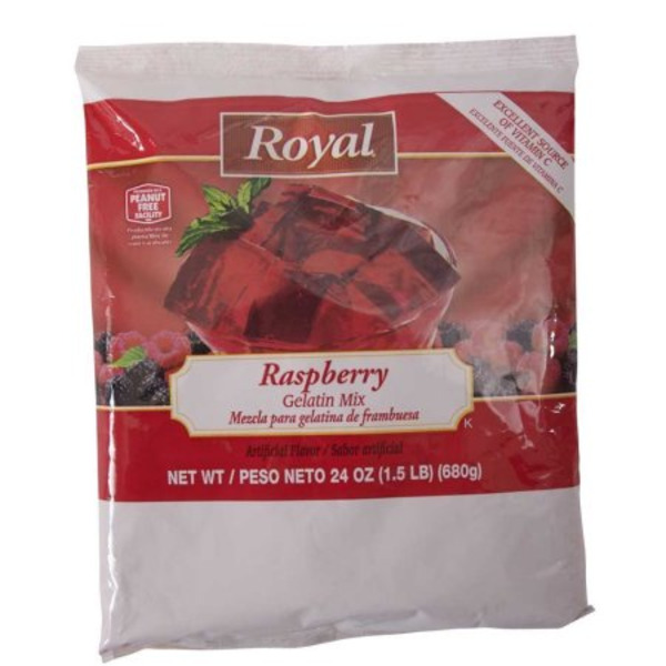 Royal - Raspberry Gelatin Mix - 24 oz