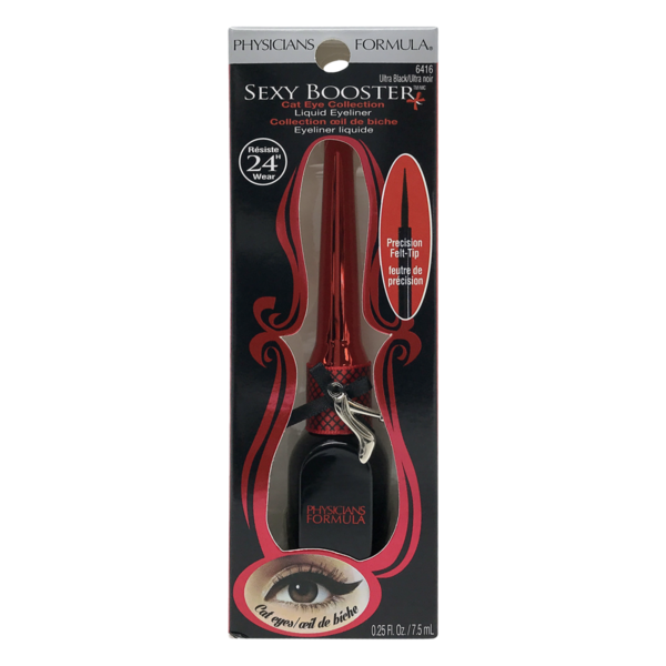 Physicians Formula Sexy Booster Cat Eye Collection Liquid Eyeliner 6416 Ultra Black (0.25 fl oz