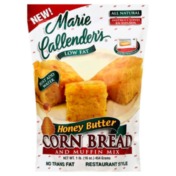 Marie Callender's Corn Bread and Muffin Mix, Restaurant Style, Honey Butter