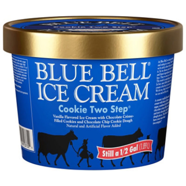 Blue Bell Cookie Two Step Ice Cream