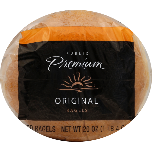Publix Premium Bagels, Original (6 each) Instacart