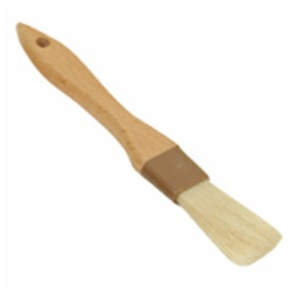 Thunder - 1" Flat Head, Boar Bristles with Wooden Handle