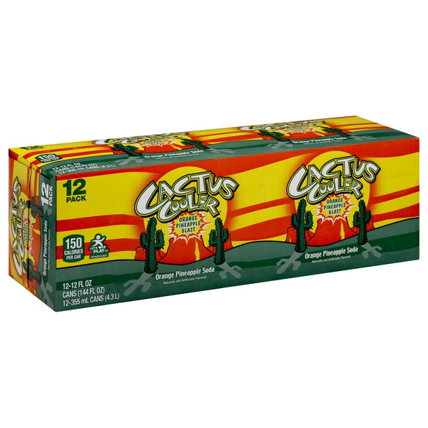 Cactus Cooler Orange Pineapple Blast Soda Same-Day Delivery or