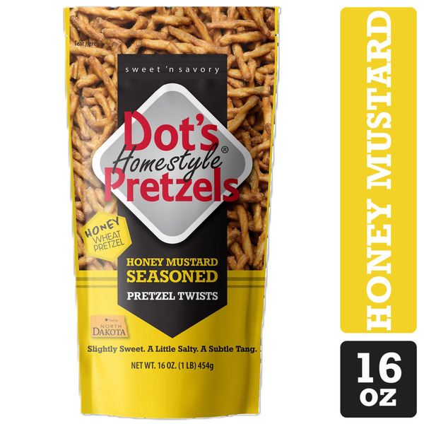 Dot's Homestyle Pretzels Pretzel Twists, Honey Mustard, Seasoned