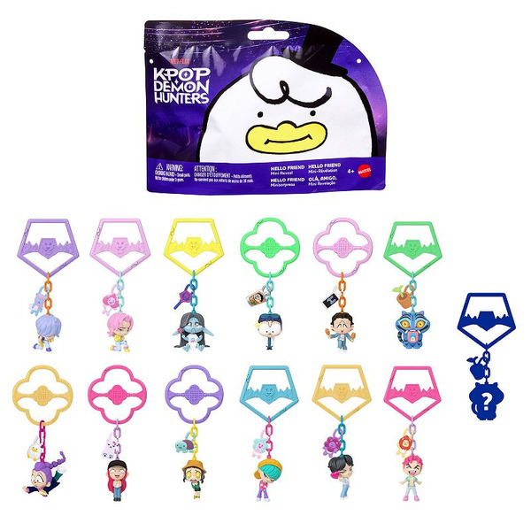 KPop Demon Hunters Mini Collectible Keychain Figures Huntr/X Saja Boys Derpy Sussie Accessories