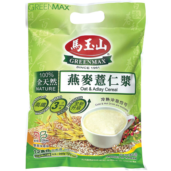 Greenmax Oats & Pearl Barley Cereal