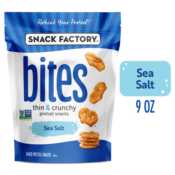 Snack Factory Bites Sea Salt Pretzel Snacks