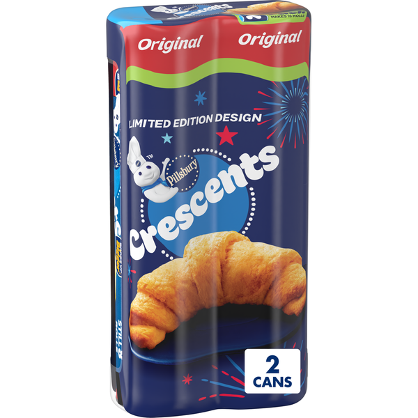 Pillsbury Original Crescent Rolls Refrigerated Canned Pastry Dough
